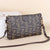 Women's Pu Leather Geometric Fashion Square Zipper Shoulder Bag Crossbody Bag