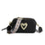 Women's Pu Leather Heart Shape Streetwear Square Zipper Shoulder Bag