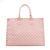 Women's Pu Leather Lattice Elegant Bucket Zipper Handbag