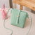 Women's Pu Leather Leather Solid Color Streetwear Square Zipper Crossbody Bag