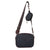 Women's Pu Leather Lingge Fashion Square Zipper Crossbody Bag