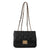 Women's Pu Leather Lingge Streetwear Square Lock Clasp Crossbody Bag