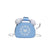 Women's Pu Leather Number Digital Telephone Streetwear Shell Zipper Shoulder Bag Handbag