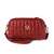 Women's Pu Leather Plaid Fashion Embroidery Oval Zipper Crossbody Bag