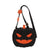 Women's Pu Leather Pumpkin Cute Sewing Thread Round Zipper Crossbody Bag