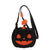 Women's Pu Leather Pumpkin Cute Sewing Thread Round Zipper Crossbody Bag