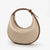 Women's Pu Leather Solid Color Basic Classic Style Dumpling Shape Zipper Underarm Bag