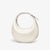 Women's Pu Leather Solid Color Basic Classic Style Dumpling Shape Zipper Underarm Bag