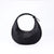 Women's Pu Leather Solid Color Basic Classic Style Dumpling Shape Zipper Underarm Bag