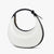 Women's Pu Leather Solid Color Basic Classic Style Dumpling Shape Zipper Underarm Bag