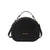 Women's Pu Leather Solid Color Basic Round Zipper Shoulder Bag Handbag Crossbody Bag