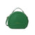 Women's Pu Leather Solid Color Basic Round Zipper Shoulder Bag Handbag Crossbody Bag