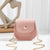 Women's Pu Leather Solid Color Basic Square Buckle Shoulder Bag