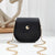 Women's Pu Leather Solid Color Basic Square Buckle Shoulder Bag