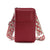 Women's Pu Leather Solid Color Basic Zipper Phone Wallets Crossbody Bag