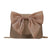 Women's Pu Leather Solid Color Bow Knot Streetwear Square Flip Cover Crossbody Bag