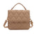 Women's Pu Leather Solid Color Classic Style Flip Cover Handbag