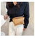 Women's Pu Leather Solid Color Classic Style Magnetic Buckle Shoulder Bag