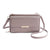 Women's Pu Leather Solid Color Elegant Basic Square Zipper Shoulder Bag Crossbody Bag Coin Purse