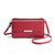 Women's Pu Leather Solid Color Elegant Basic Square Zipper Shoulder Bag Crossbody Bag Coin Purse