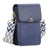 Women's Pu Leather Solid Color Elegant Classic Style Square Zipper Shoulder Bag Phone Wallets Crossbody Bag