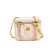 Women's Pu Leather Solid Color Elegant Sewing Thread Square Zipper Crossbody Bag