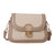 Women's Pu Leather Solid Color Elegant Square Flip Cover Crossbody Bag