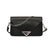 Women's Pu Leather Solid Color Elegant Square Lock Clasp Crossbody Bag