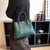 Women's Pu Leather Solid Color Elegant Square Magnetic Buckle Handbag Square Bag