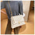 Women's Pu Leather Solid Color Elegant Square Zipper Magnetic Buckle Shoulder Bag