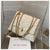 Women's Pu Leather Solid Color Elegant Square Zipper Magnetic Buckle Shoulder Bag