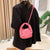 Women's Pu Leather Solid Color Fashion Magnetic Buckle Handbag Crossbody Bag