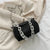 Women's Pu Leather Solid Color Fashion Rhinestone Square Zipper Crossbody Bag