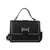 Women's Pu Leather Solid Color Fashion Square Flip Cover Handbag