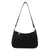 Women's Pu Leather Solid Color Fashion Square Zipper Shoulder Bag Crossbody Bag