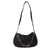 Women's Pu Leather Solid Color Streetwear Semicircle Zipper Shoulder Bag Crossbody Bag Underarm Bag