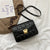 Women's Pu Leather Solid Color Streetwear Square Flip Cover Shoulder Bag Crossbody Bag Square Bag