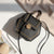 Women's Pu Leather Solid Color Streetwear Square Lock Clasp Diana Bag