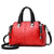 Women's Pu Leather Solid Color Streetwear Square Zipper Handbag