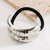 Women's Punk Simple Style Shiny Stripe Shell Alloy Plating Hair Tie