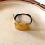 Women's Punk Simple Style Shiny Stripe Shell Alloy Plating Hair Tie