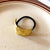 Women's Punk Simple Style Shiny Stripe Shell Alloy Plating Hair Tie