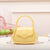 Women's Pvc Solid Color Cute Shell Flip Cover Jelly Bag