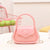 Women's Pvc Solid Color Cute Shell Flip Cover Jelly Bag