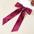 Women's Retro Bow Knot Flocking Hair Clip