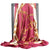 Women's Retro Chains Print Satin Printing Silk Scarf