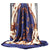 Women's Retro Chains Print Satin Printing Silk Scarf