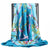 Women's Retro Chains Print Satin Printing Silk Scarf