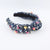 Women's Retro Color Block Cloth Braid Hair Band