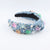 Women's Retro Color Block Cloth Braid Hair Band